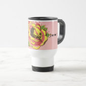 La tasse de voyage de conception de tatouage de (Devant droit)