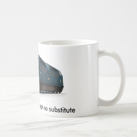 La tasse Deltic 'n'acceptent aucun substitute (Droite)