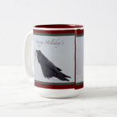 La tasse des vacances heureuses de Raven (Devant gauche)