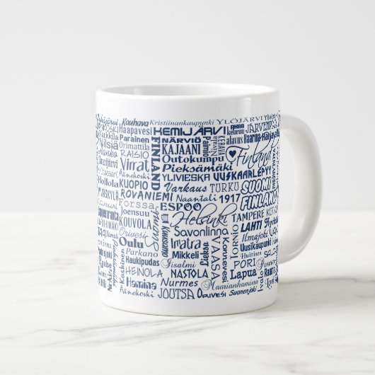 La tasse des villes de Finlande (Devant droit)