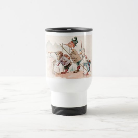 La tasse du Birder - oiseaux anthropomorphes (Centre)