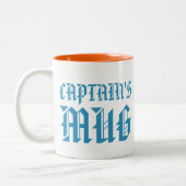 La tasse du capitaine | Fun Humour Slogan Kids Mug (Gauche)