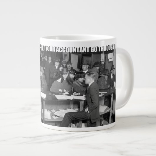 La tasse du comptable (Devant droit)