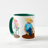 La tasse du jardinier de fleurs (Devant gauche)