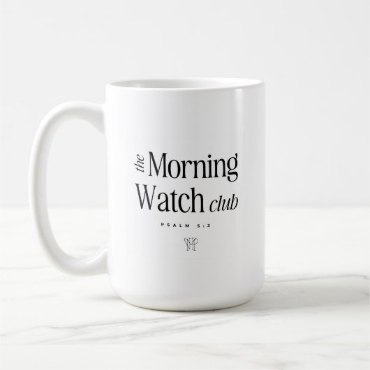 La tasse du Morning Watch Club (Gauche)
