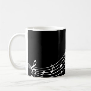 La tasse du musicien onduleux de personnels de