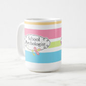 La tasse du psychologue rayé d'école (Devant gauche)