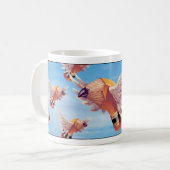 La tasse en céramique de Stubbies d'o de troupeau (Devant gauche)