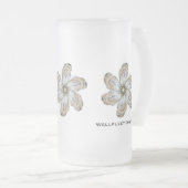 La tasse en verre de fleur d'huître - concevez A (Devant droit)