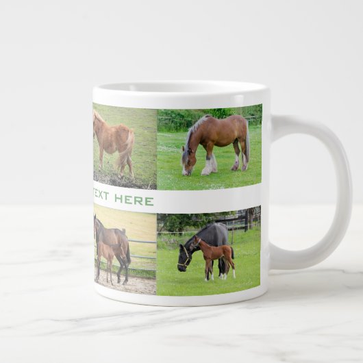 La tasse enorme faite sur commande de l'amant de (Droite)