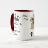 La tasse exotique de Podcast d'historiens pour la (Devant gauche)