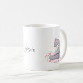 La tasse faite sur commande d'ours et de lapin a (Devant droit)