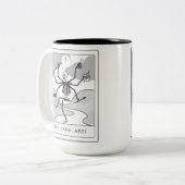 La tasse foncée d'arts (Devant gauche)