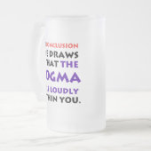 La tasse fort givrée des vies de dogme (Devant gauche)