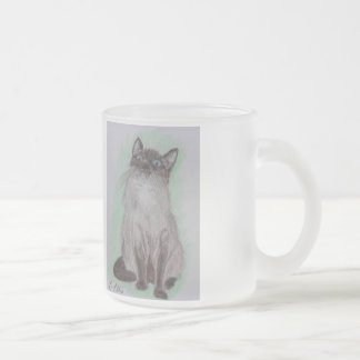 La tasse givrée de chat siamois de Birdwatcher