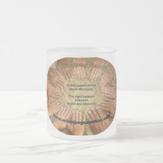 La tasse givrée par bac à sable de Winnipeg (Centre)