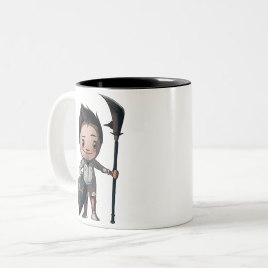 La tasse heureuse de fraise-mère (Devant gauche)