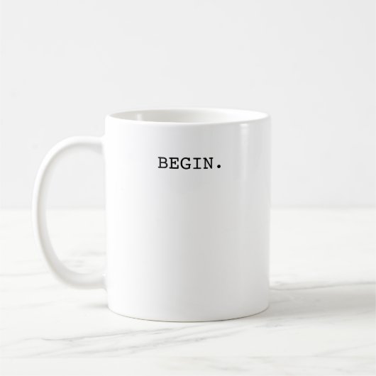 La tasse inspirée commencent (Gauche)