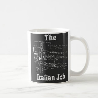 La tasse italienne de carte du travail