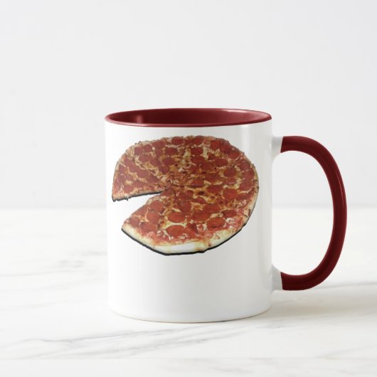 La tasse jumelle de pizzas (Droite)