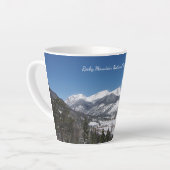 La tasse latte du parc national des Rocheuses (Angle gauche)