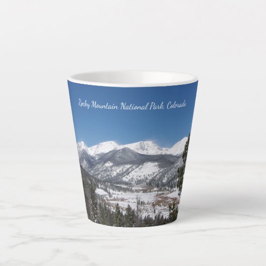 La tasse latte du parc national des Rocheuses (Devant)