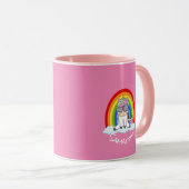 La tasse licorne rose parfaite pour son anniversai (Devant droit)
