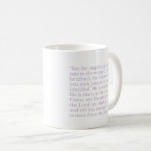 La tasse Matthieu 28:5-7 (Devant droit)