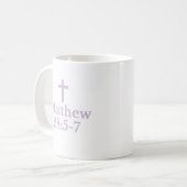 La tasse Matthieu 28:5-7 (Devant gauche)