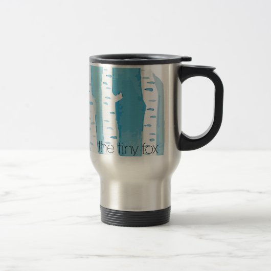 la tasse minuscule de voyage de renard (Droit)