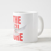 La tasse motivante de typographie future | (Devant droit)