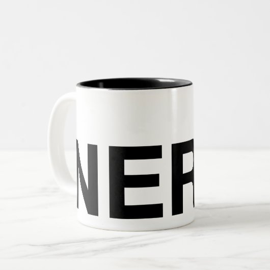 La tasse nerd libre de gluten (Devant gauche)