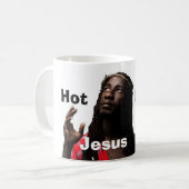 La tasse noire chaude de Jésus (Devant gauche)