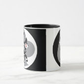 La tasse noire et blanche de Dears de (Centre)