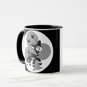 La tasse noire et blanche de Dears de (Devant gauche)