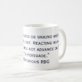 La tasse notoire de citation de RBG (Devant droit)