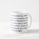 La tasse notoire de citation de RBG (Devant droit)