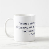 La tasse notoire de citation de RBG (Gauche)