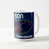 La tasse officielle de la comète ISON avec le (Devant droit)