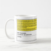 La tasse originale de prescription de café - 11 (Gauche)