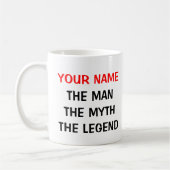 La tasse | Personalizable de légende de mythe (Gauche)