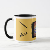 La tasse personnalisable de l'artiste (Gauche)