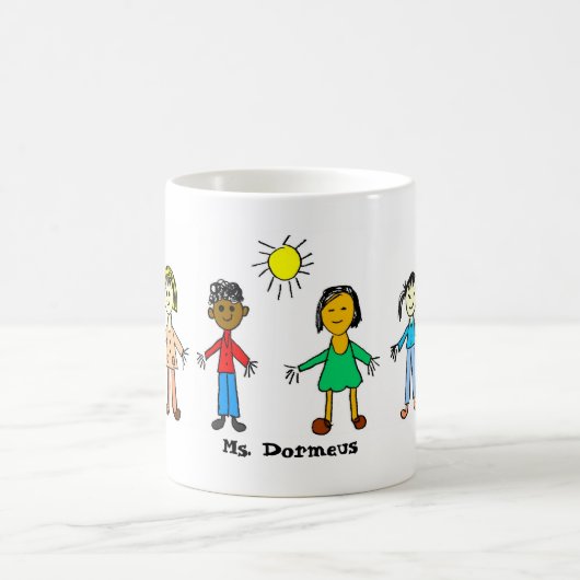 La tasse PERSONNALISABLE nommée du professeur (Centre)