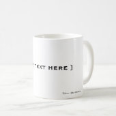 La tasse personnalisable officielle de Diblanco (Devant droit)