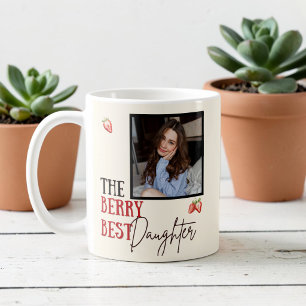 La tasse photo de la meilleure fille aux fruits