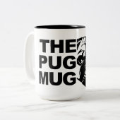 La tasse Pug Mug - Tasse à café mignonne (Devant gauche)