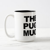 La tasse Pug Mug - Tasse à café mignonne (Gauche)