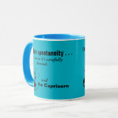 La tasse quintessencielle de Capricorne (Devant gauche)