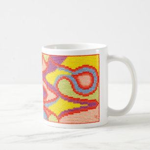 La tasse rose d'oeil