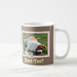 La tasse w/Cute Basset Hound "ayez besoin de thé"<br><div class="desc">Tasse drôle w/Cute Basset Hound "de thé du besoin" et "tasse de thé"</div>